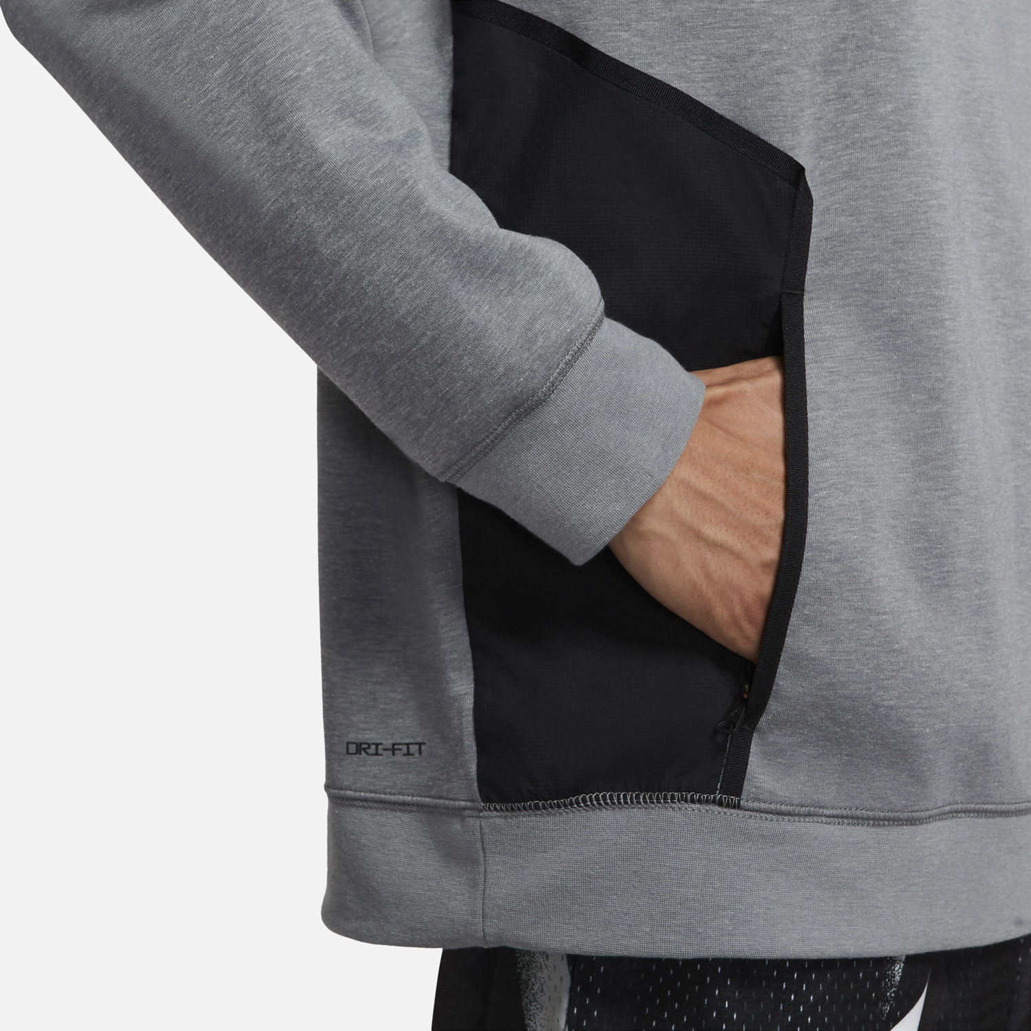 jordan-dri-fit-air-fleece-pullover-hoodie-grey-black-3