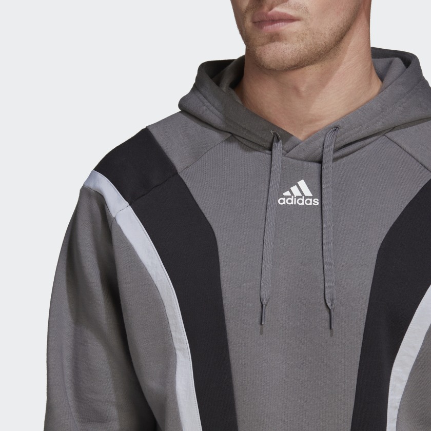 adidas_Sportswear_Fleece_Hooded_Top_Grey_HP1899_41_detail