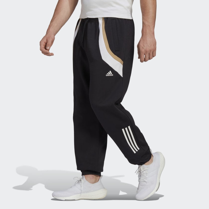 adidas Sportswear Fleece Pants Black HP1893 21 model