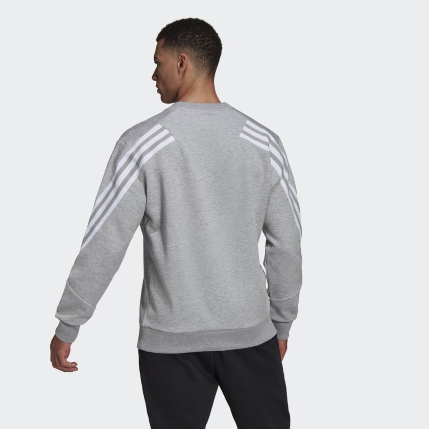 adidas Sportswear Future Icons 3 Stripes Sweatshirt Grey HC5255 23 hover model
