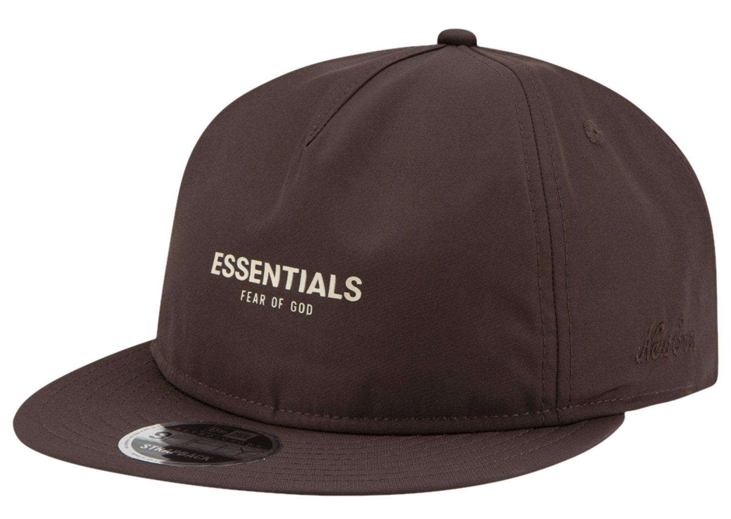 new-era-fear-of-god-essentials-brown-dad-hat