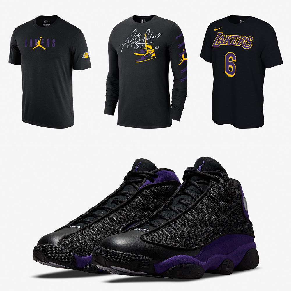 air-jordan-13-court-purple-lakers-shirts
