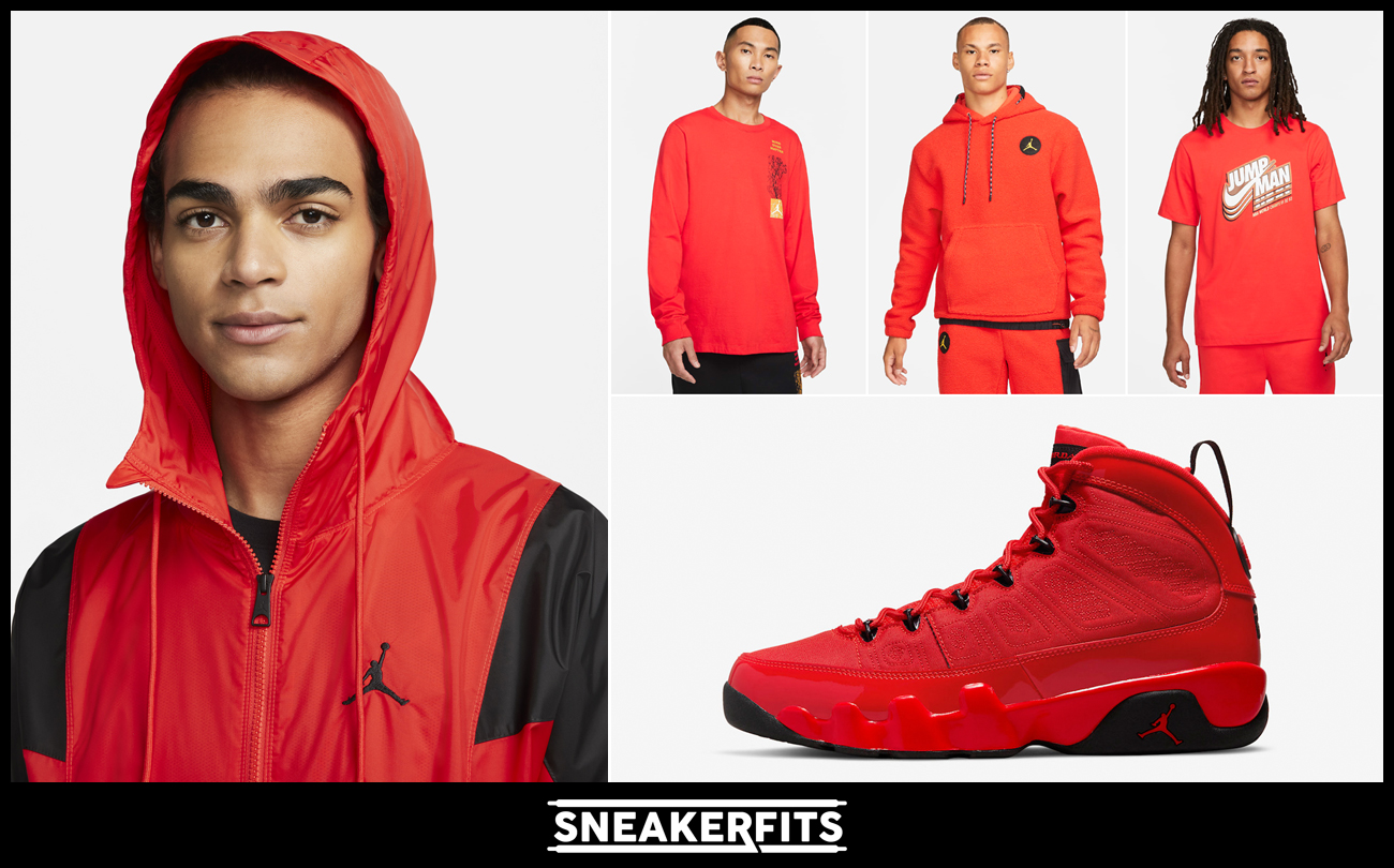 air-jordan-9-chile-red-sneaker-shirts-clothing-outfits
