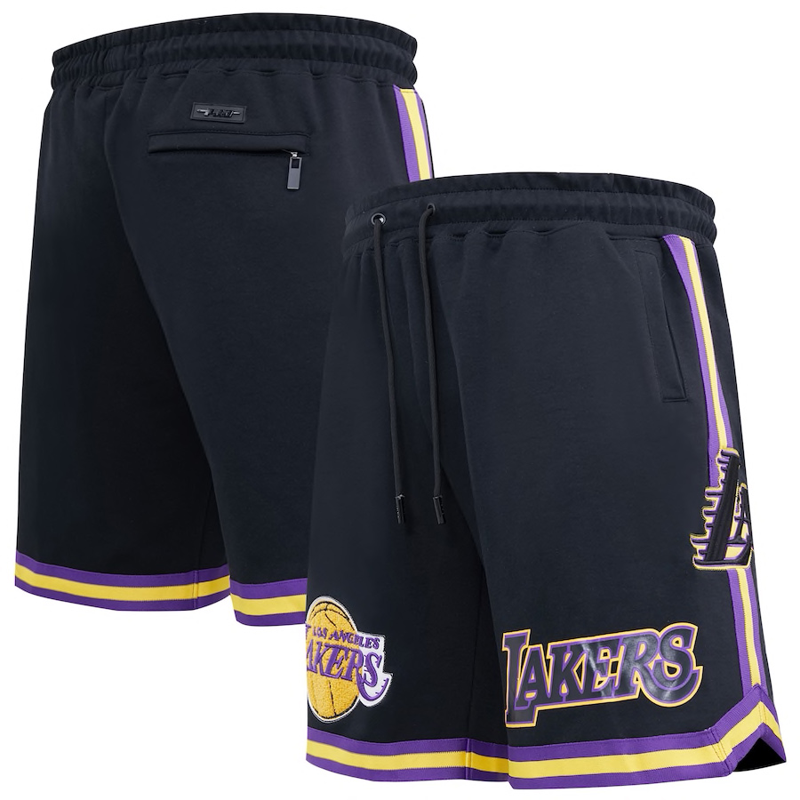 jordan-13-court-purple-lakers-pro-standard-shorts