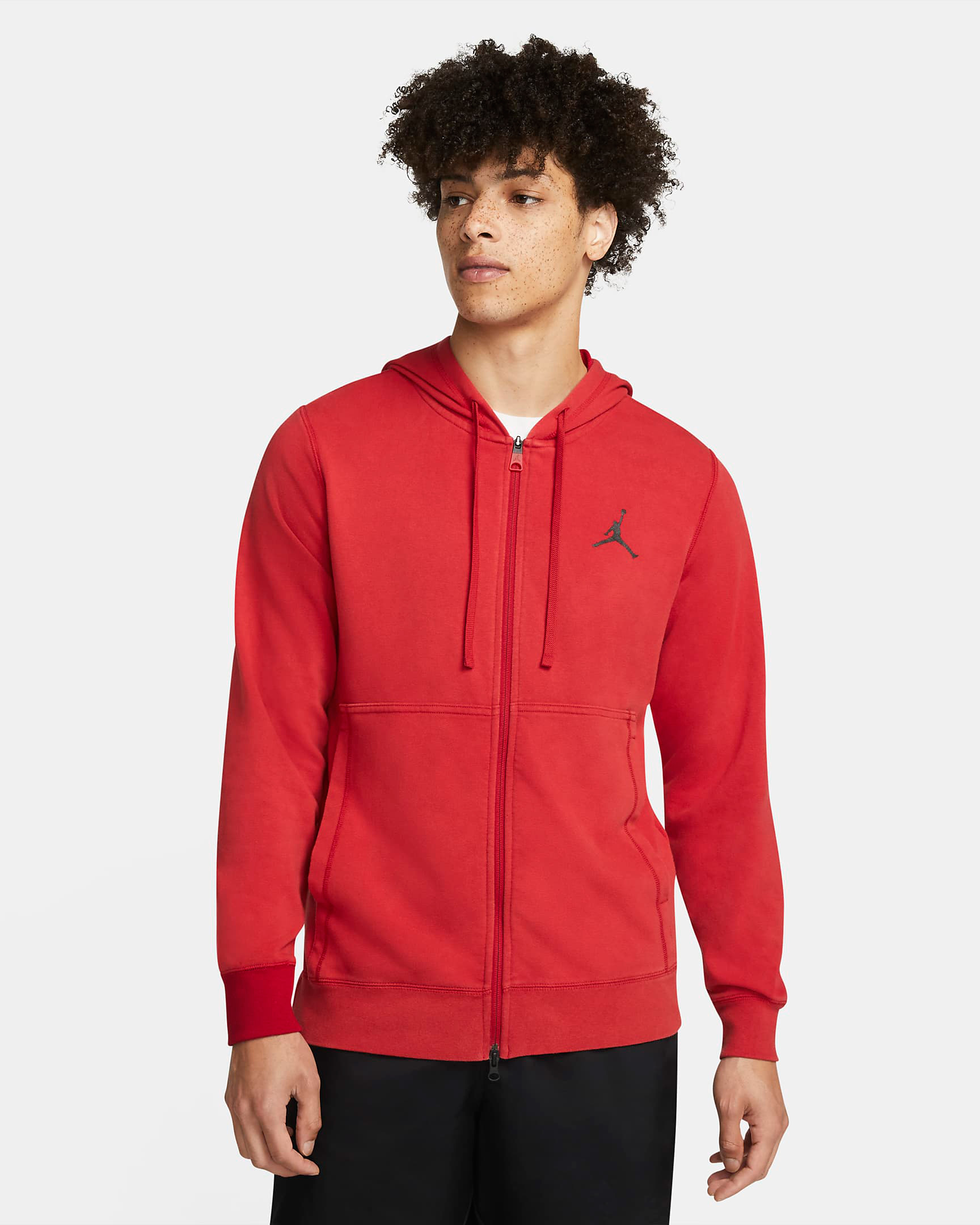 jordan-dri-fit-air-fleece-full-zip-hoodie-gym-red-black-1