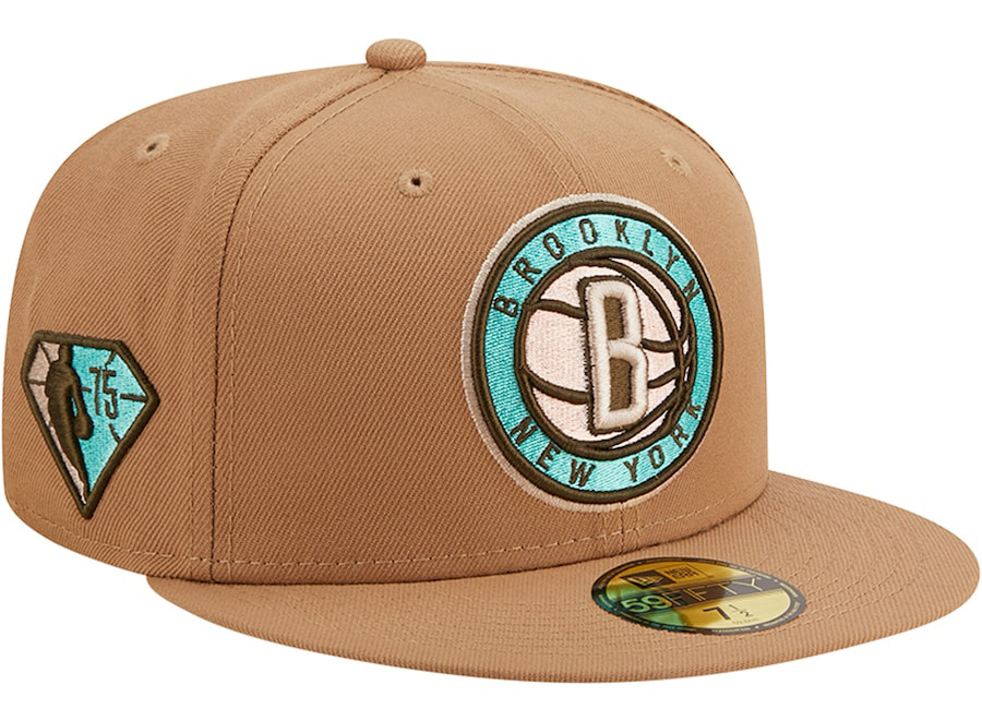 brooklyn-nets-new-era-nba-75th-anniversary-59fifty-fitted-hat-khaki-teal