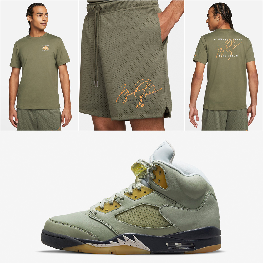 air-jordan-5-jade-horizon-shirt-shorts-outfit