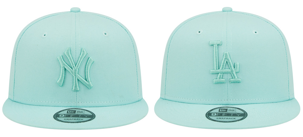 new-era-mlb-mint-turquoise-snapback-hats