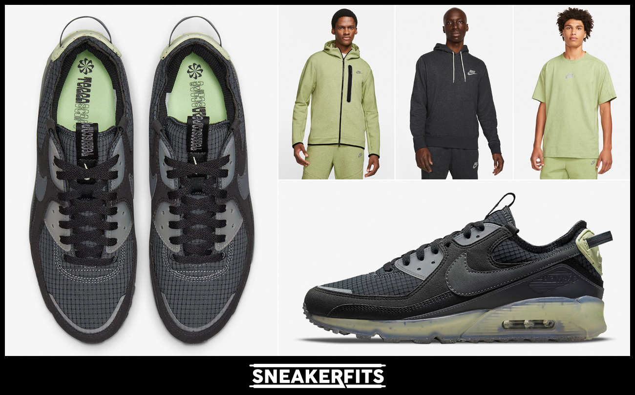 nike-air-max-90-terrascape-black-lime-ice-shirts-apparel-sneaker-outfits