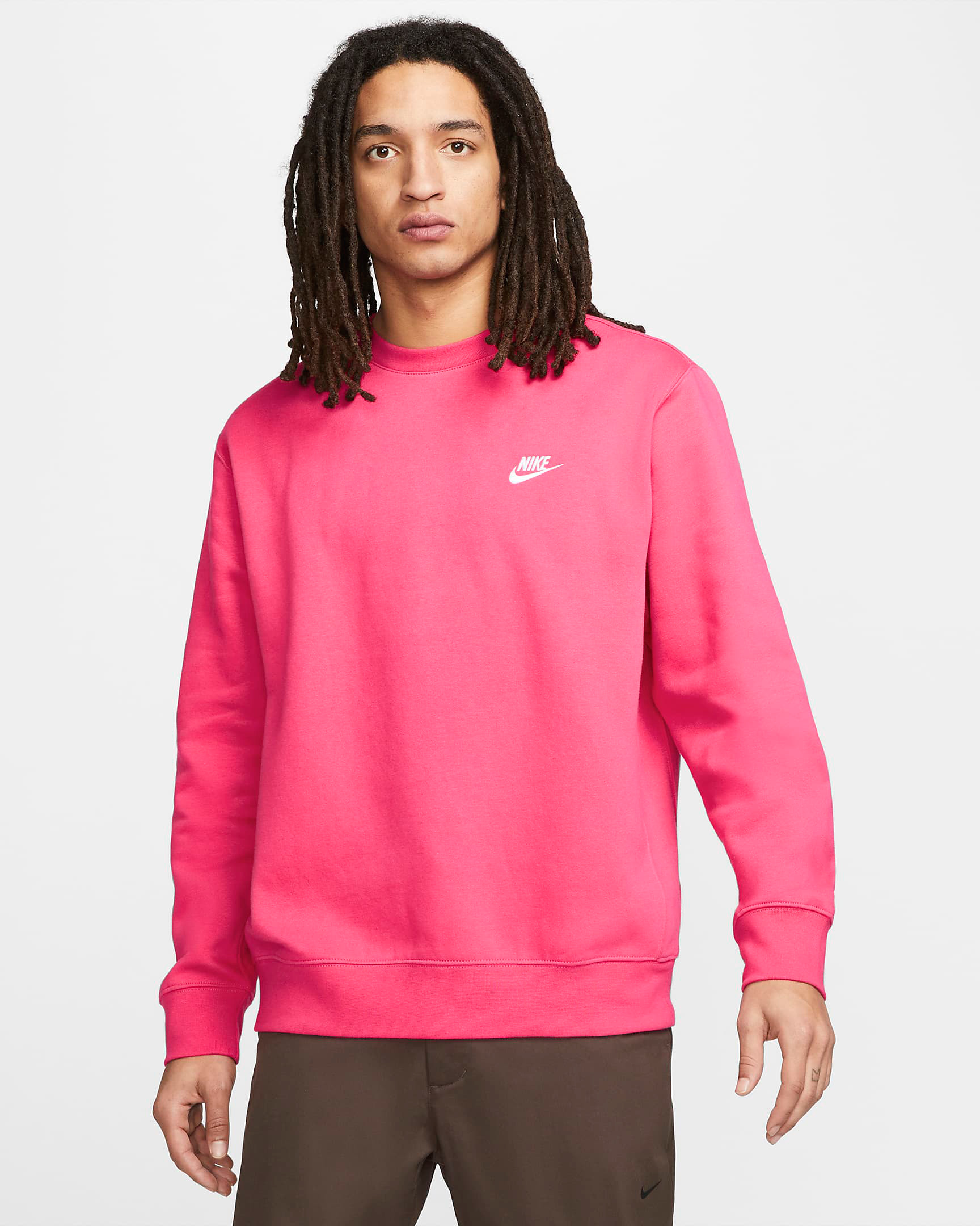 nike-club-fleece-crew-sweatshirt-rush-pink