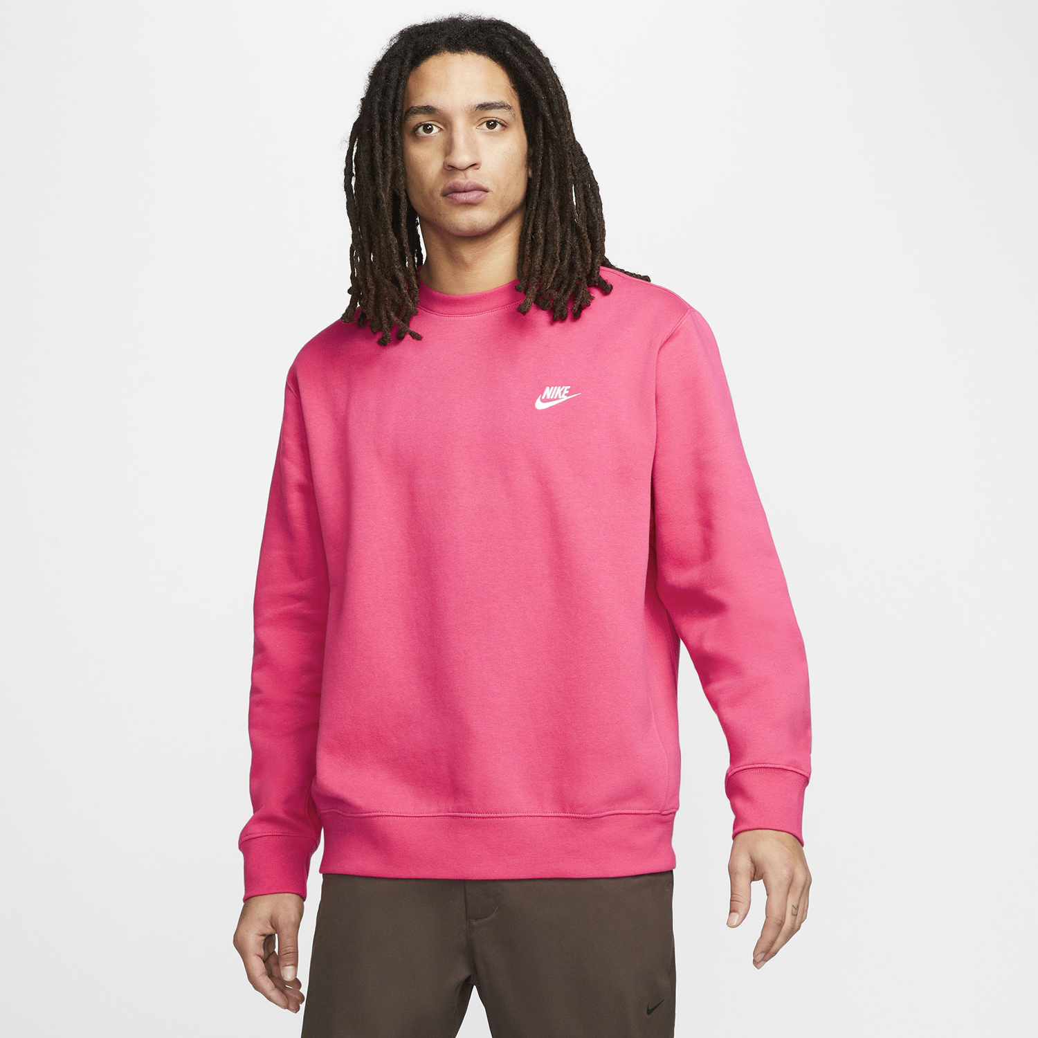 nike-club-fleece-crew-sweatshirt-rush-pink