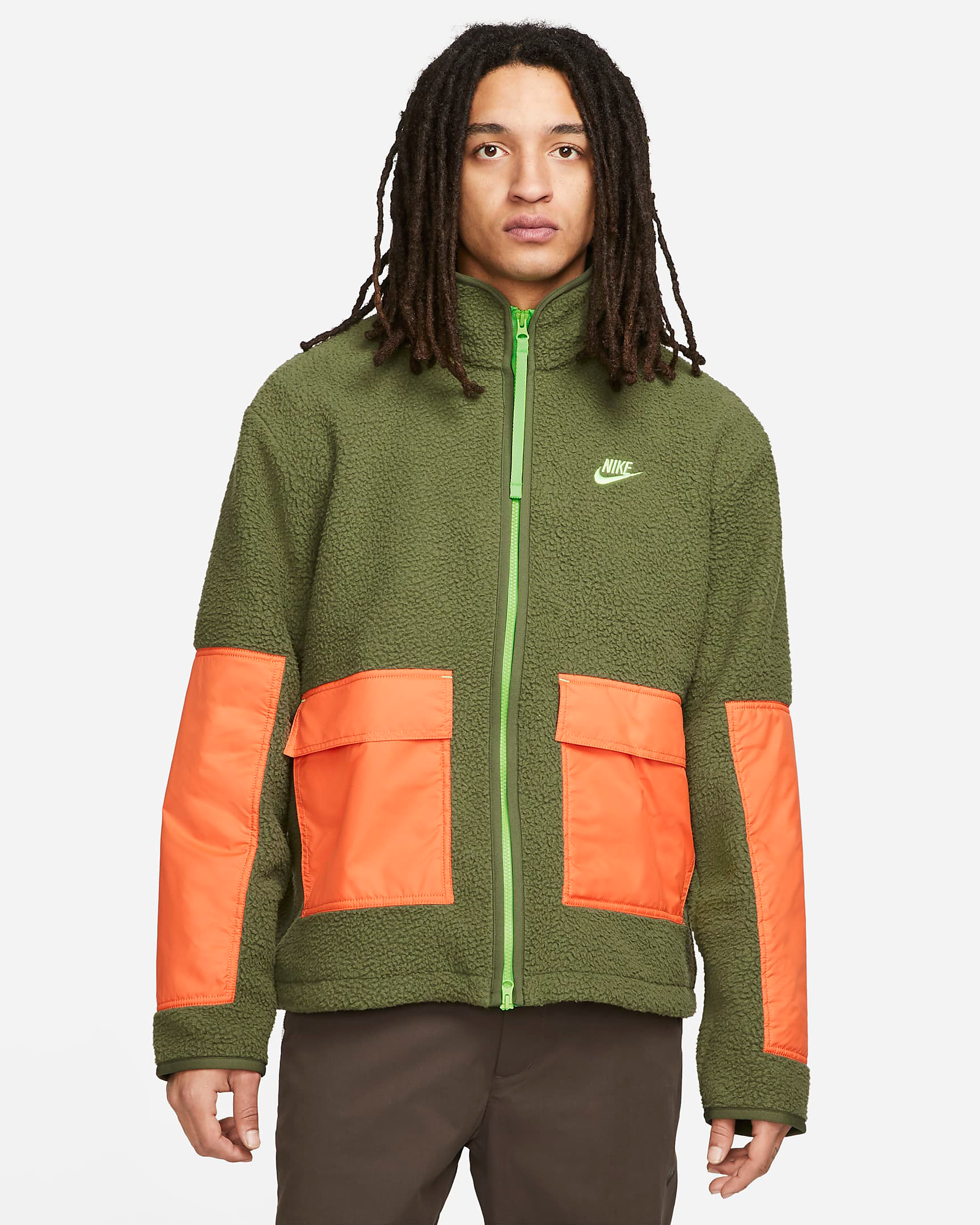nike-sportswear-essentials-fleece-zip-jacket-rough-green-orange
