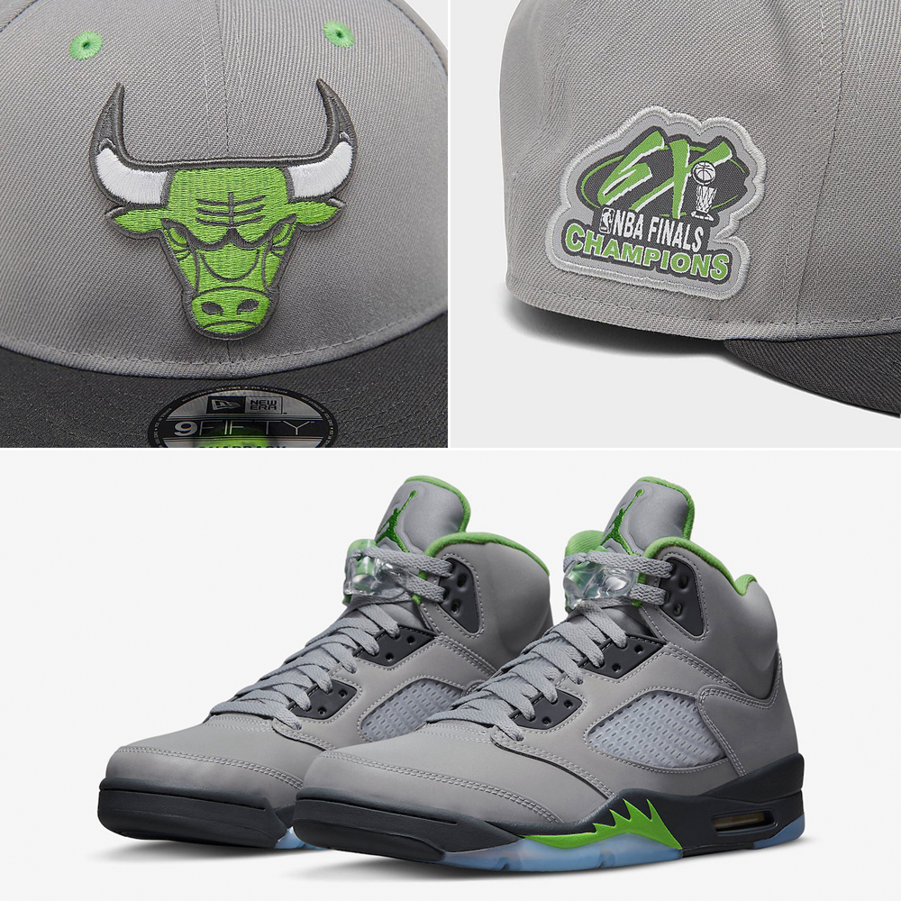 air-jordan-5-green-bean-bulls-hat