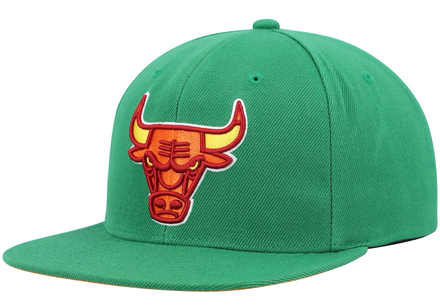 chicago-bulls-like-mike-green-orange-snapback-hat-micthell-ness-2