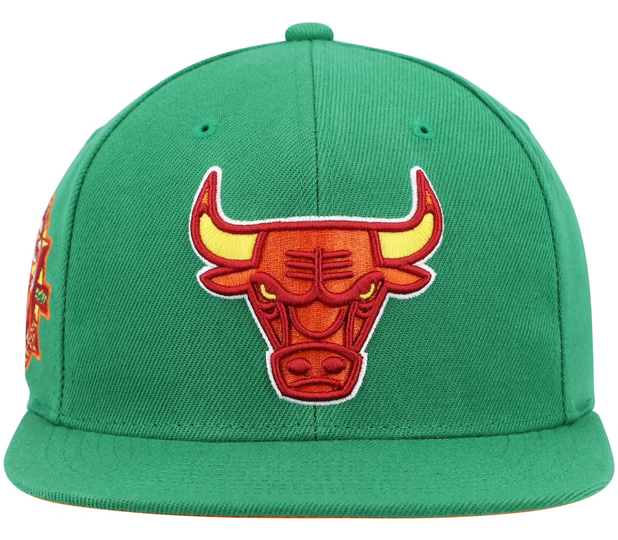 chicago-bulls-like-mike-green-orange-snapback-hat-micthell-ness-3