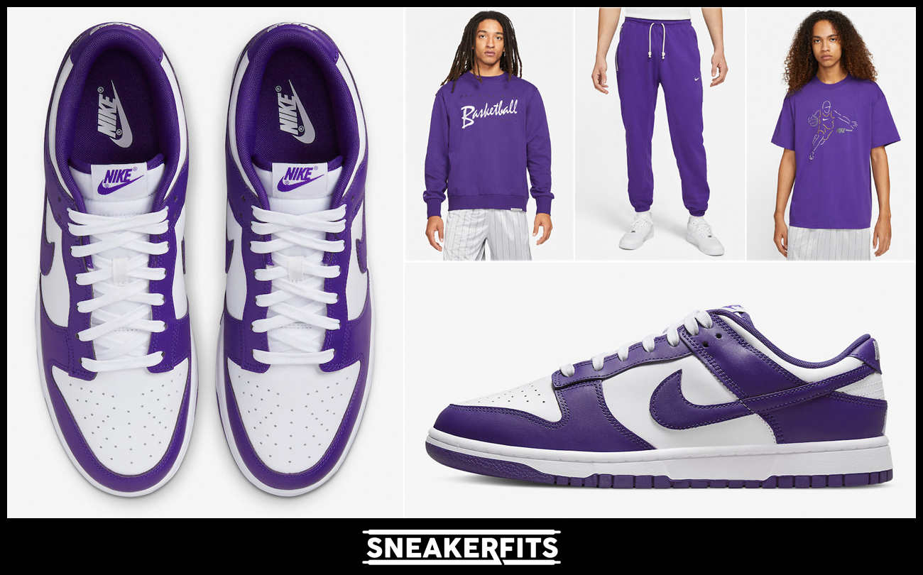 nike-dunk-low-championship-court-purple-sneaker-shirts-clothing-outfits