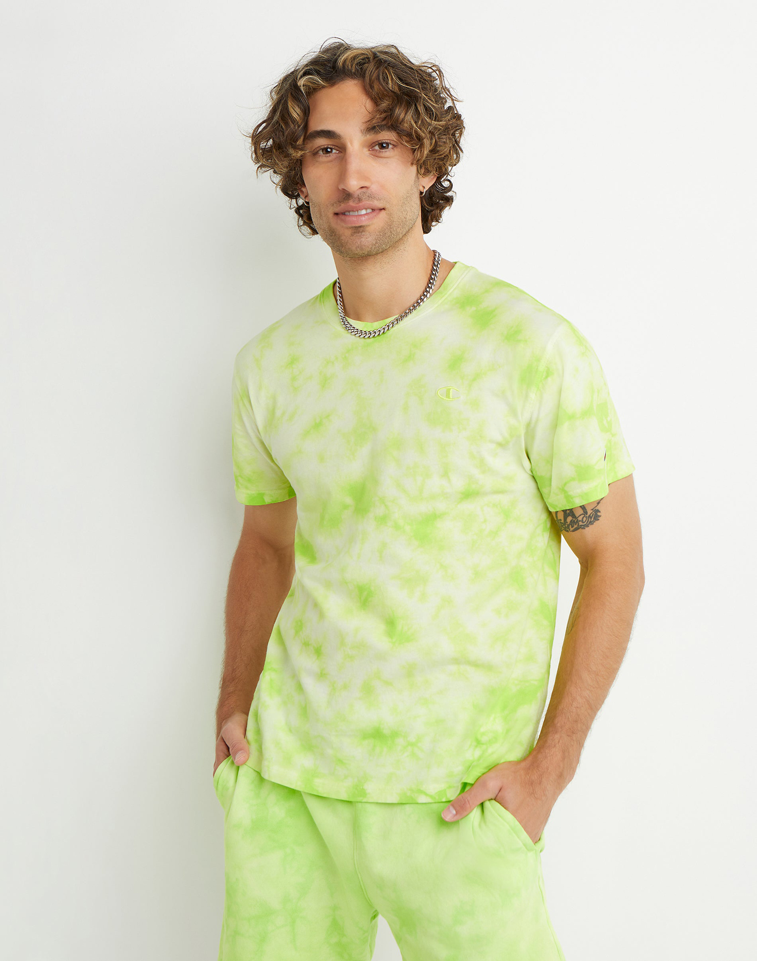 champion-tie-dye-t-shirt-volt-lime-green