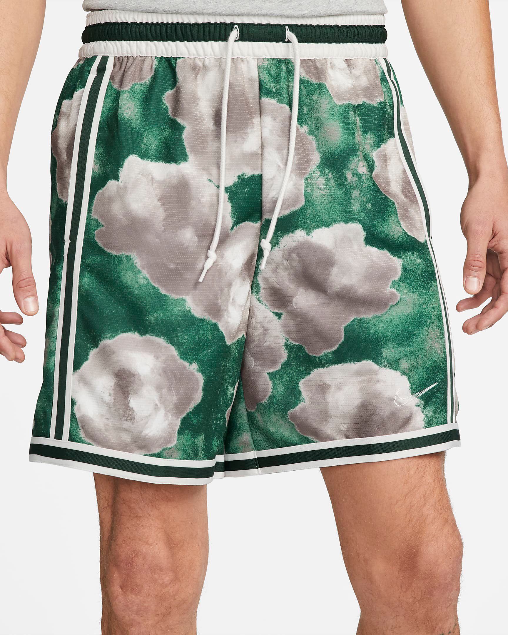 nike-floral-pro-green-basketball-shorts
