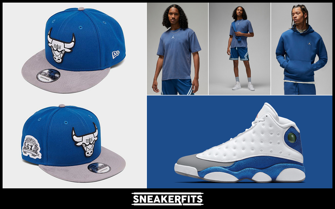 air-jordan-13-french-blue-shirts-hats-outfits