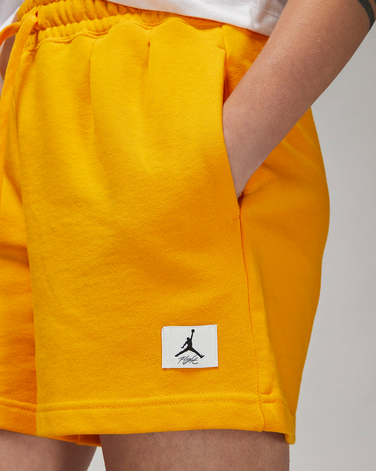 jordan-flight-womens-fleece-shorts-taxi-yellow-2