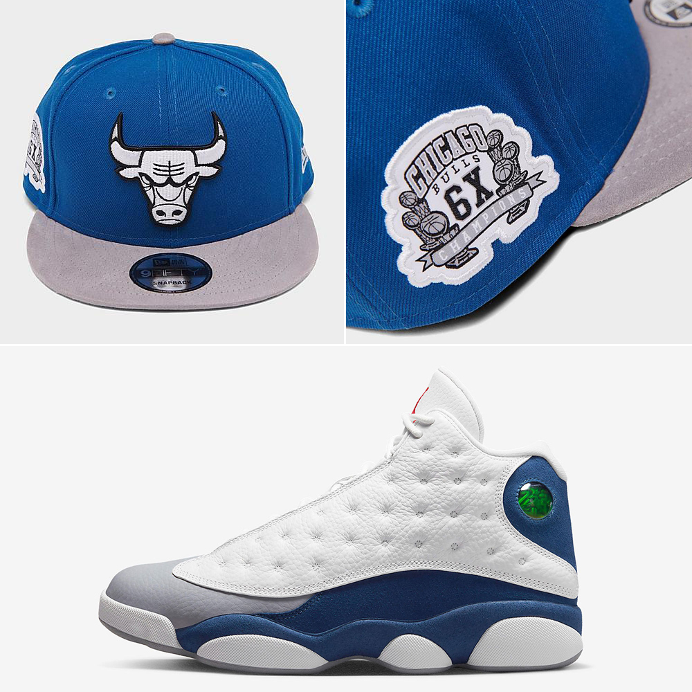 air-jordan-13-french-blue-new-era-bulls-hat