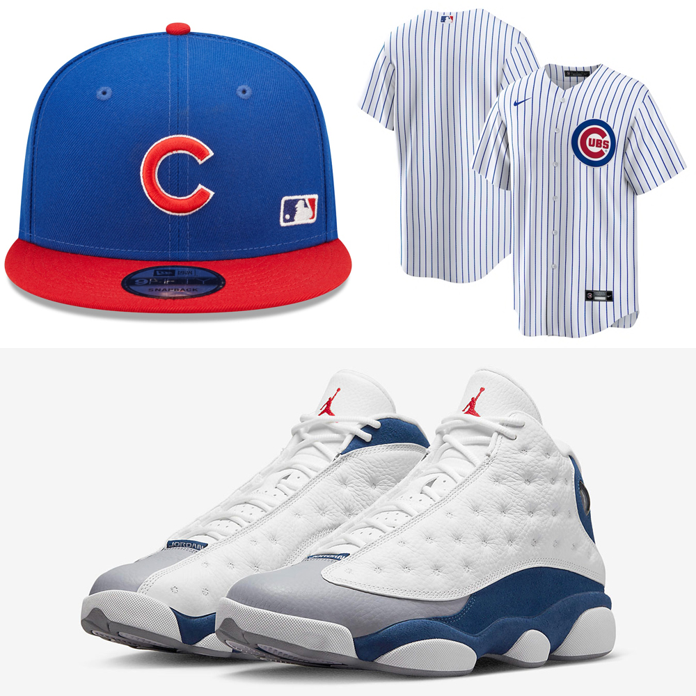 jordan-13-french-blue-chicago-cubs-hats-shirts-clothing
