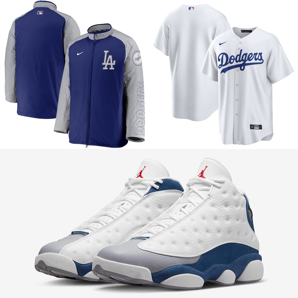 jordan-13-french-blue-dodgers-outfit-match