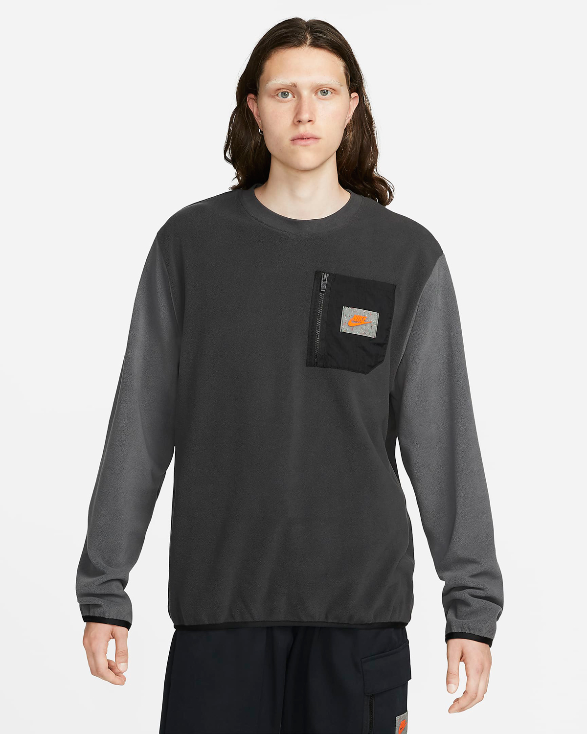 nike-sportswear-utility-fleece-sweatshirt-dark-smoke-grey-safety-orange-black-1