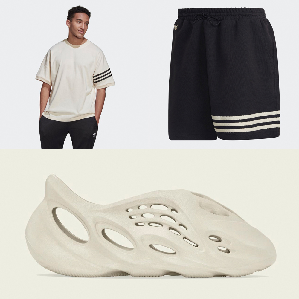yeezy-foam-runner-sand-shirt-shorts-outfit