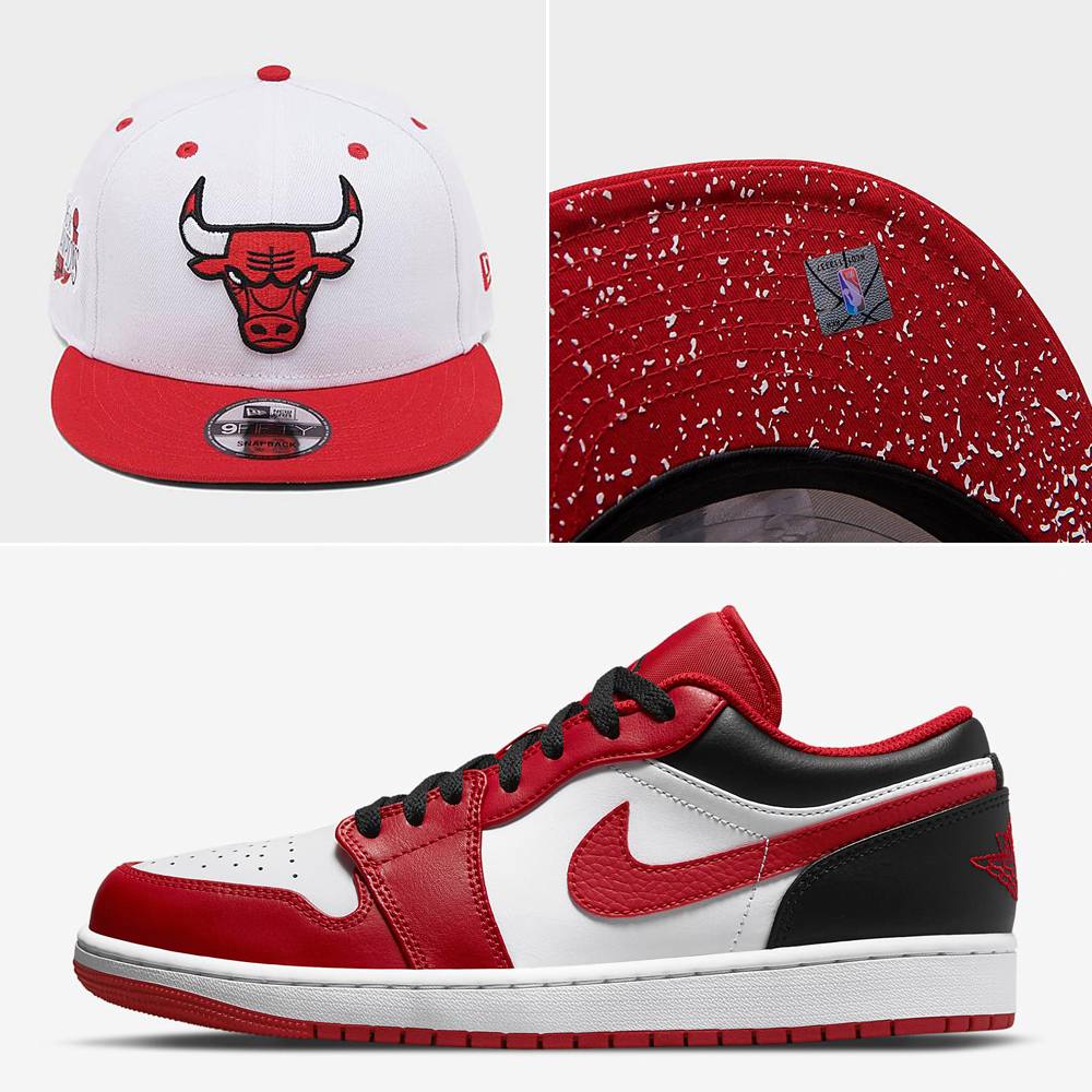 air-jordan-1-low-white-black-gym-red-bulls-hat