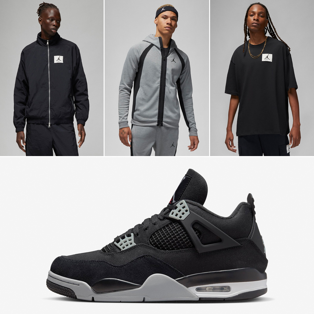 outfits-for-the-air-jordan-4-black-canvas