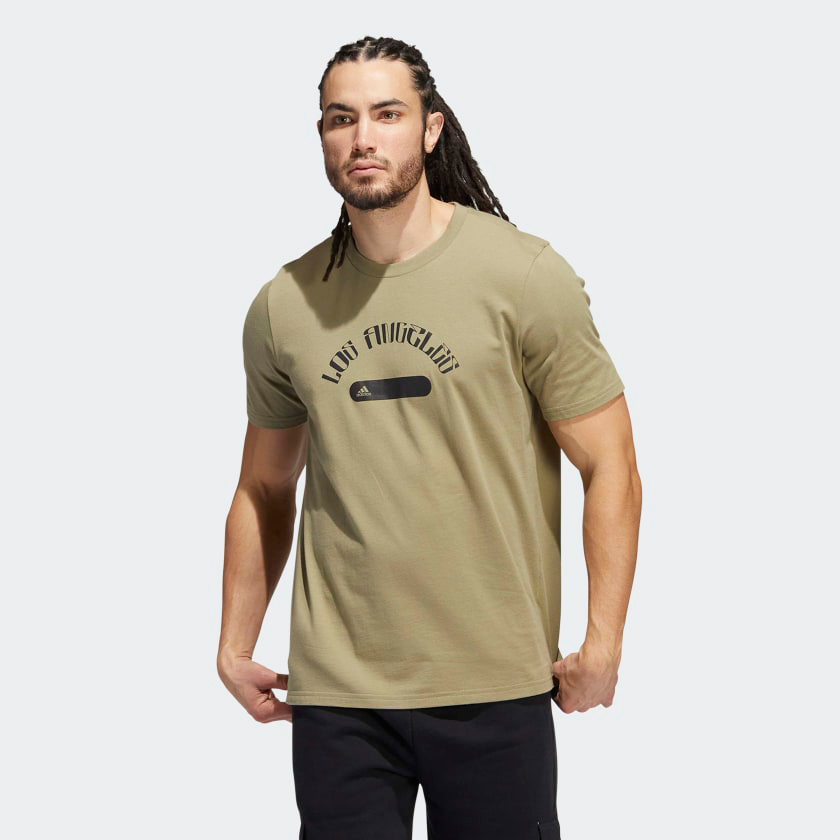 yeezy-slide-resin-adidas-t-shirt-match