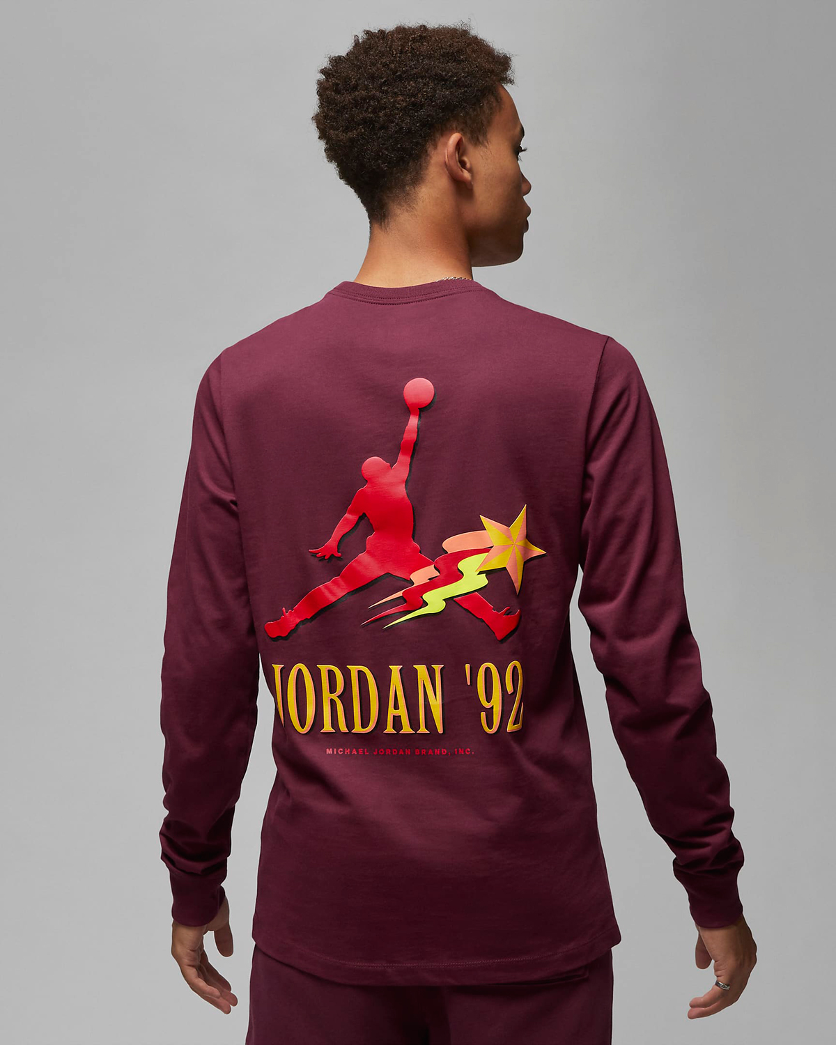 Jordan-Brand-Long-Sleeve-T-Shirt-Cherrywood-Red-Taxi-2