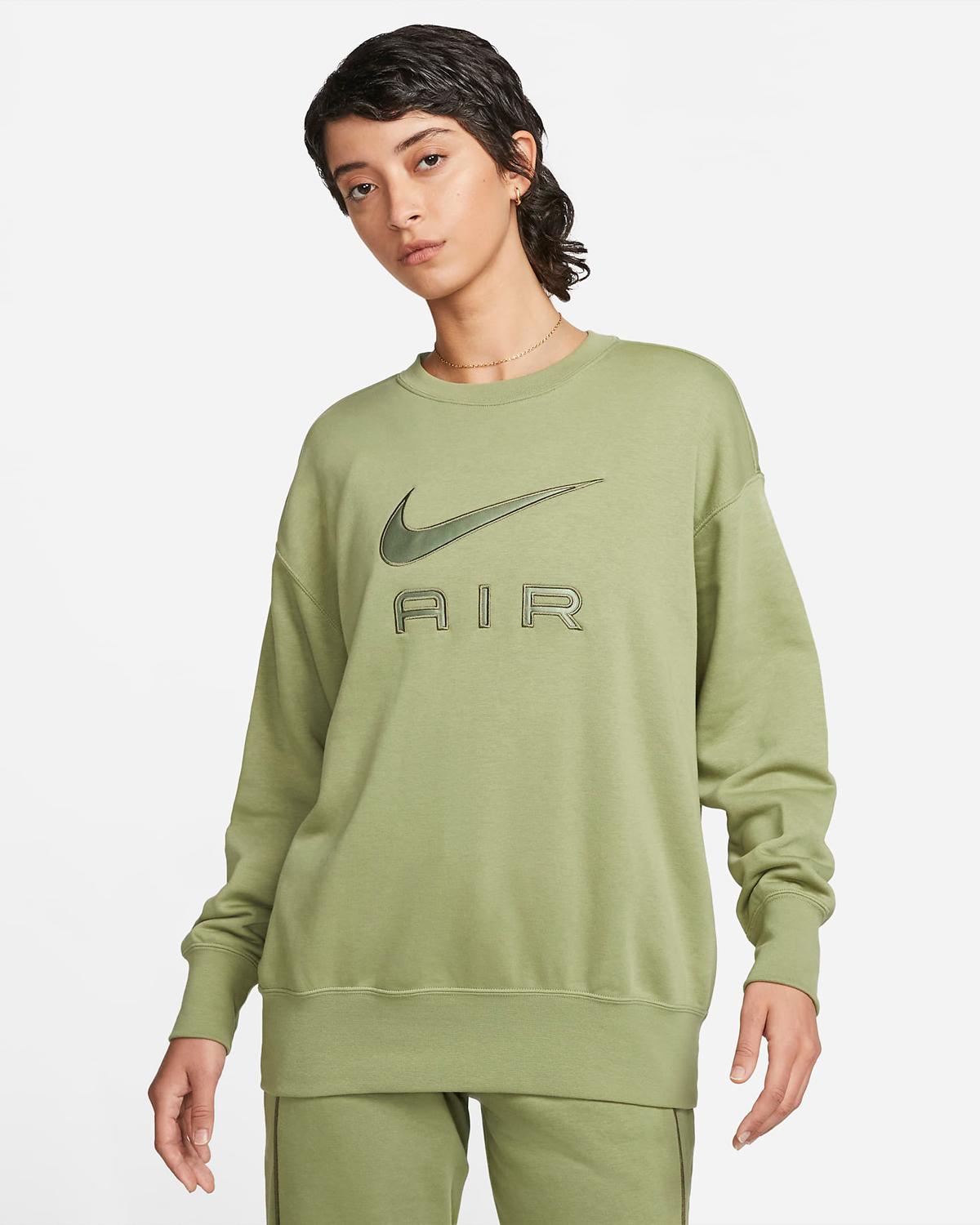 Nike-Air-Womens-Sweatshirt-Alligator-Green