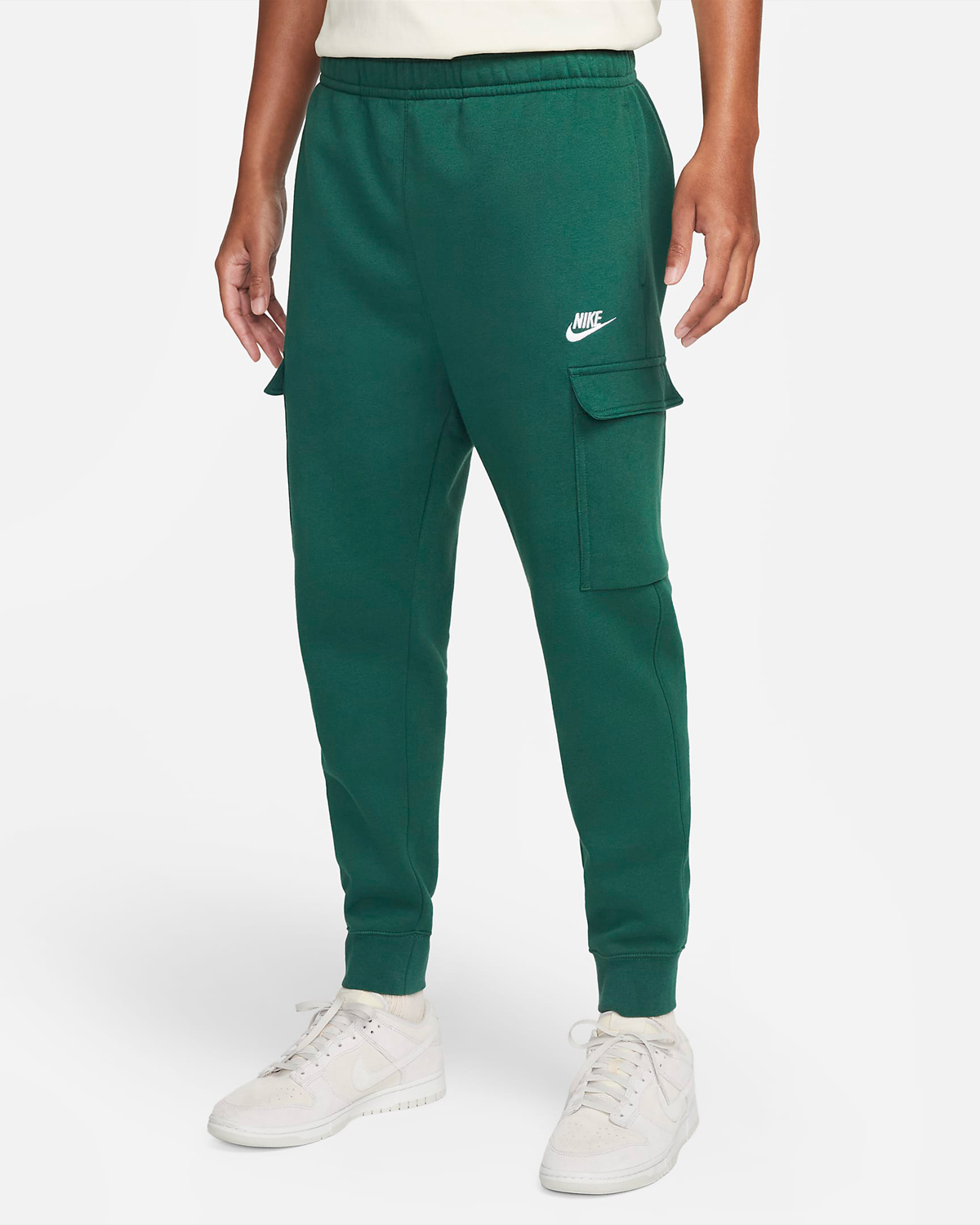 Nike-Club-Fleece-Cargo-Pants-Gorge-Green