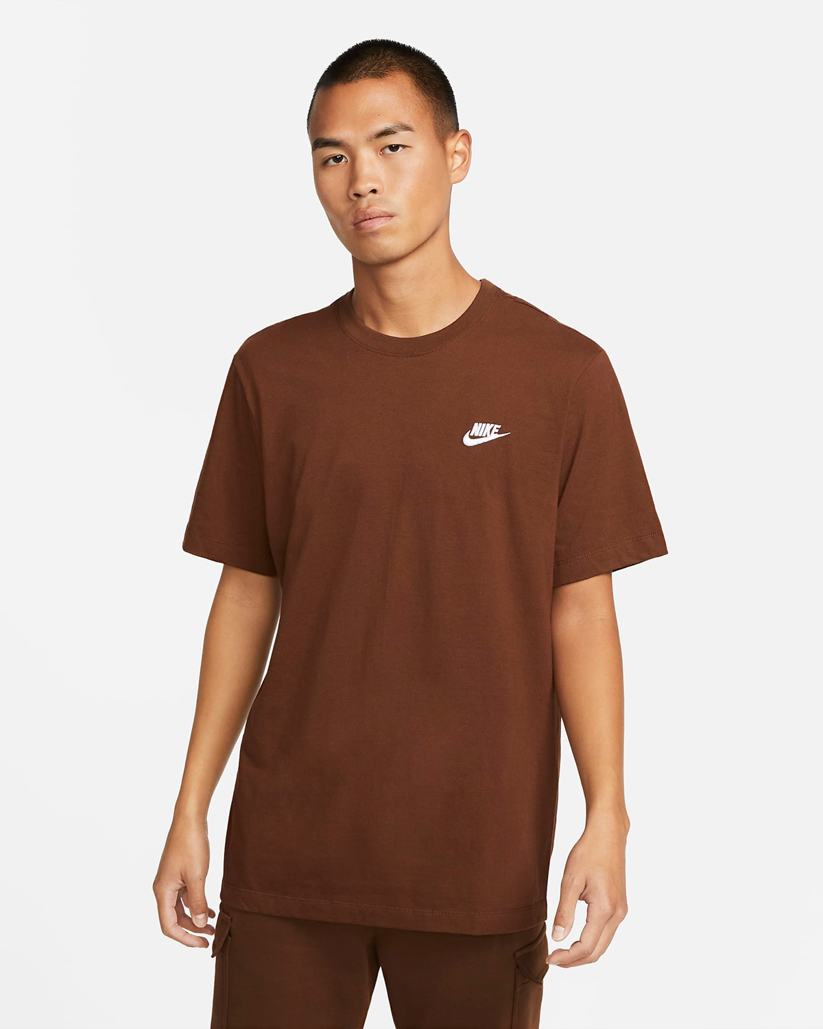 Nike-Club-T-Shirt-Cacao-Wow