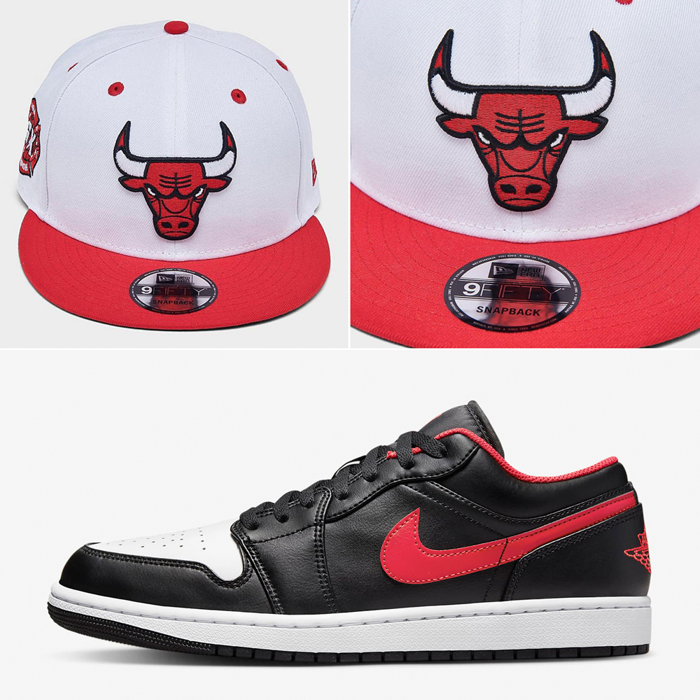 air-jordan-1-low-white-toe-black-fire-red-bulls-hat