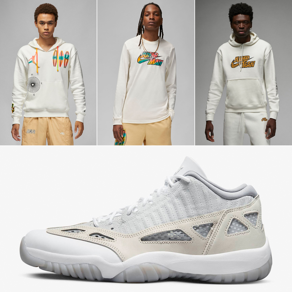 air-jordan-11-low-ie-light-orewood-brown-shirts-and-hoodies-to-match