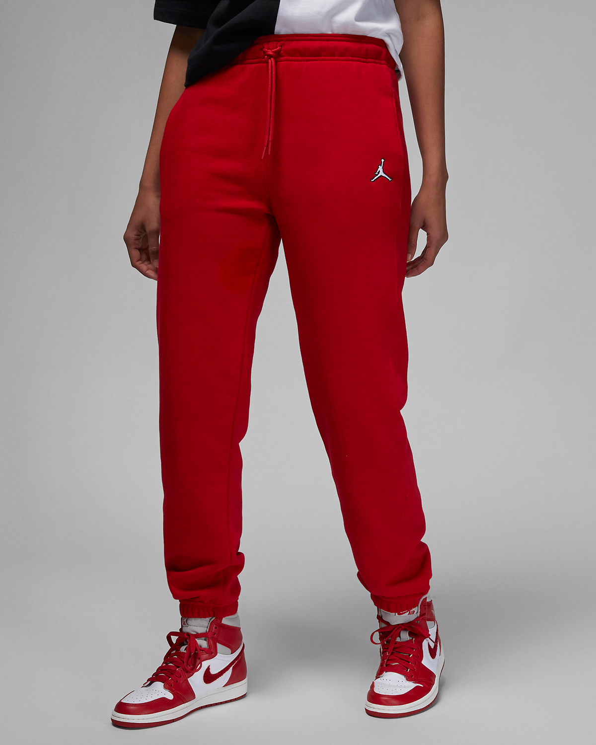 jordan-brooklyn-womens-fleece-pants-red-1