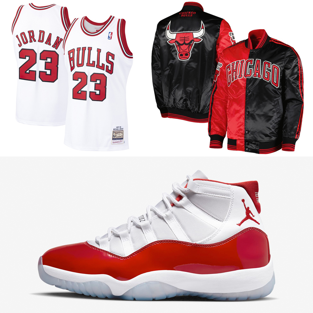 Air-Jordan-11-Cherry-2022-Bulls-Outfits