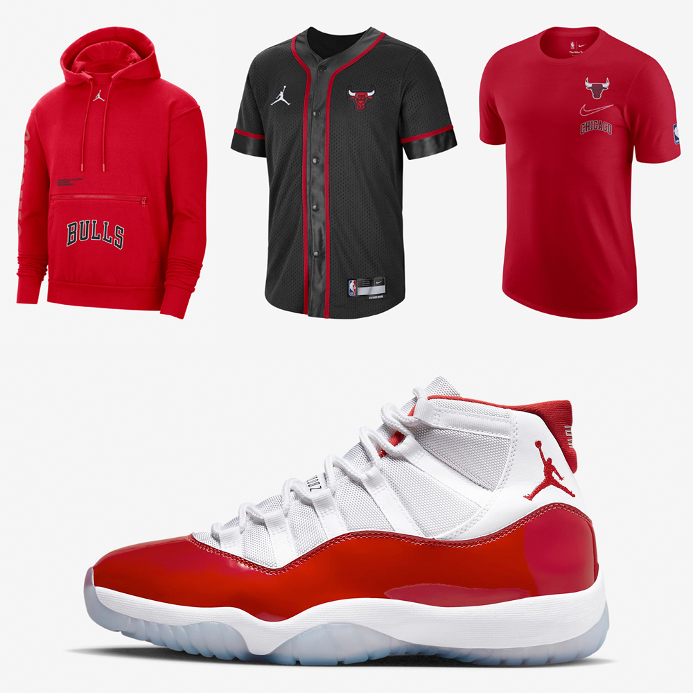 Air-Jordan-11-Cherry-Chicago-Bulls-Shirts-Clothing