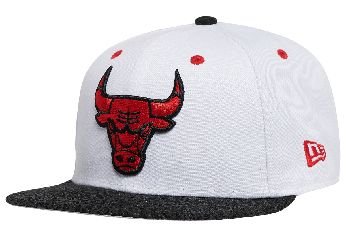 Air-Jordan-3-Fire-Red-New-Era-Bulls-Snapback-Hat-1