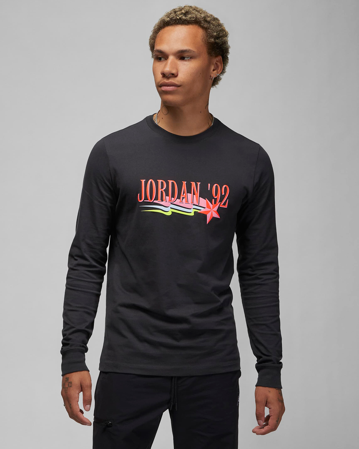 Jordan-92-Long-Sleeve-T-Shirt-Black-1