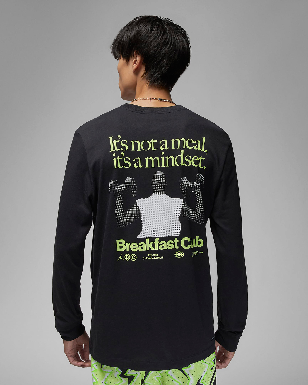 Jordan-Breakfast-Club-Long-Sleeve-T-Shirt-Black-Light-Liquid-Lime-2