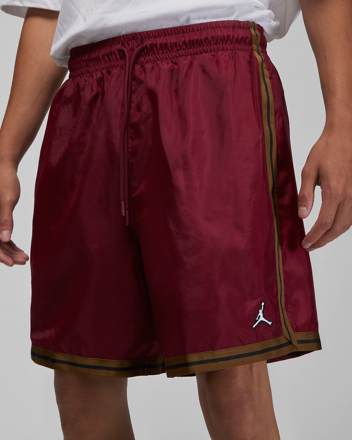 Jordan-Essentials-Woven-Shorts-Cherrywood-Red