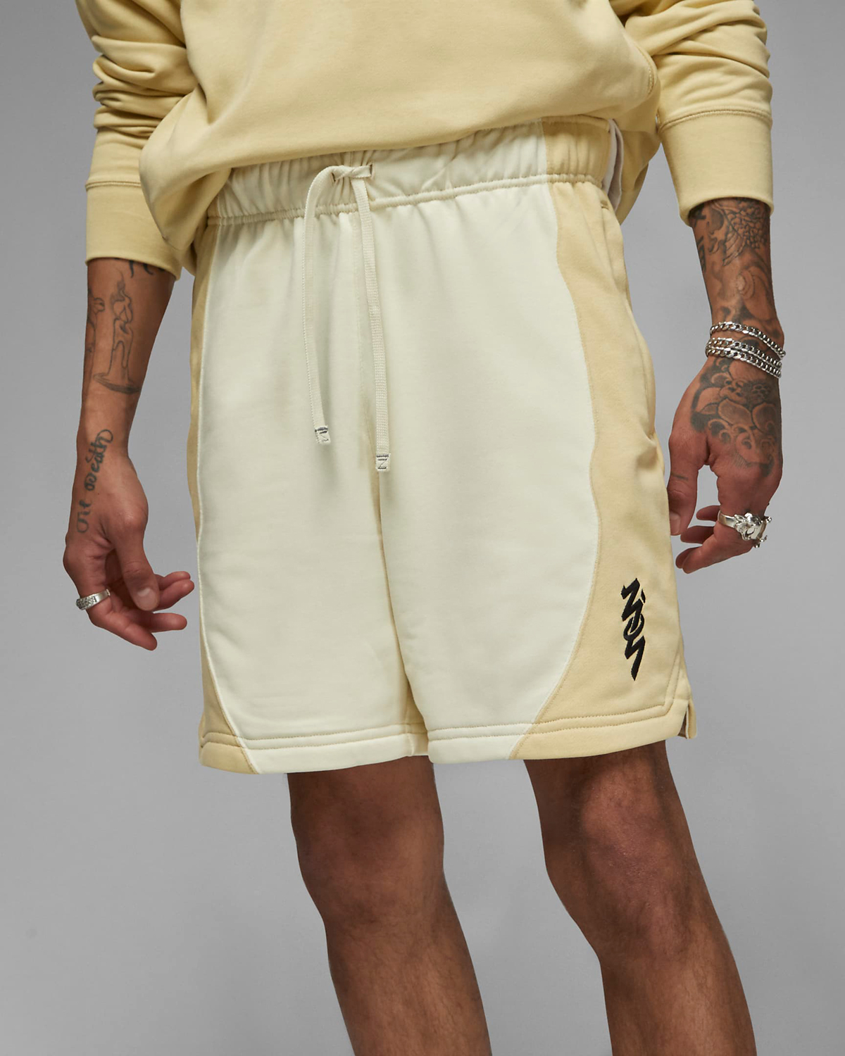 Jordan-Zion-Shorts-Gold