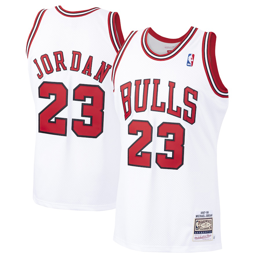 Michael-Jordan-Chicago-Bulls-Jersey-White-Red