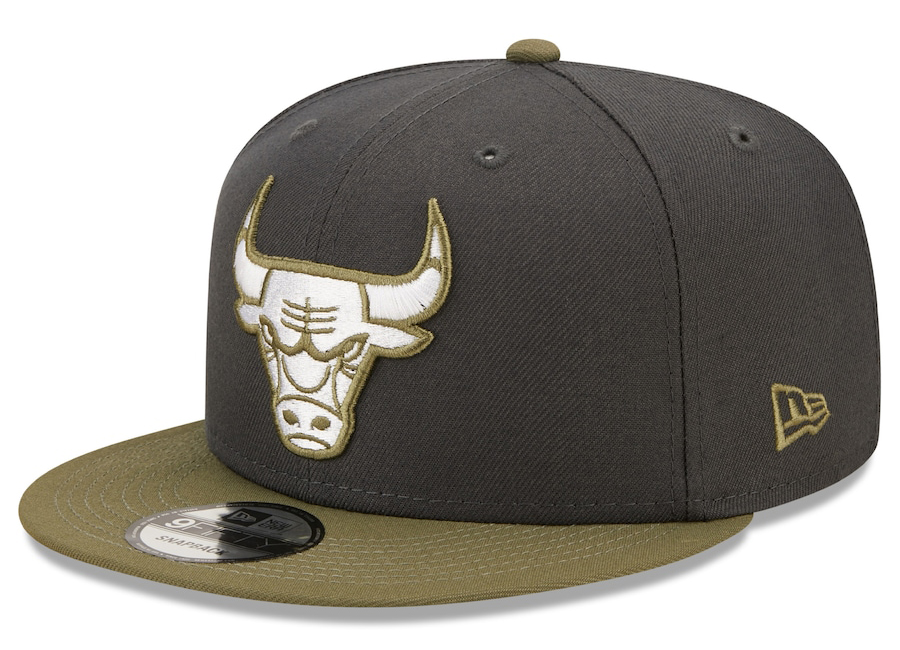 New-Era-Bulls-Charcoal-Olive-Snapback-Hat-1