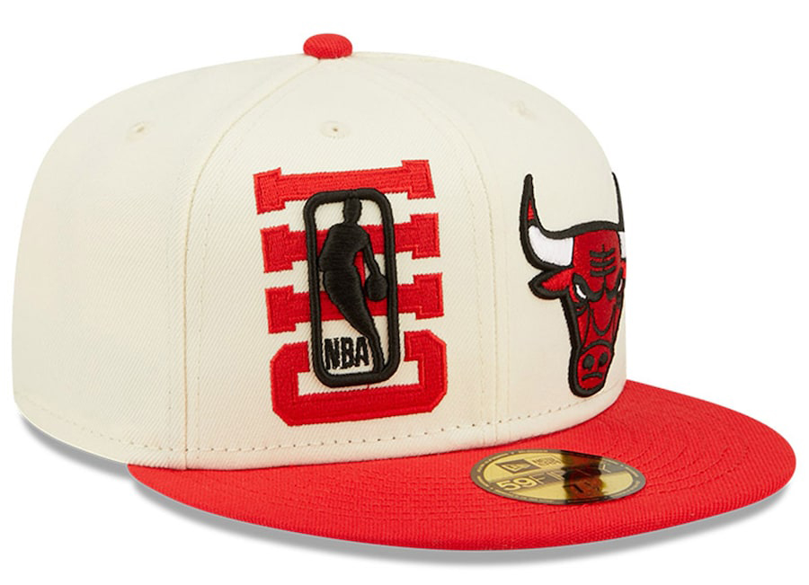 New-Era-Chicago-Bulls-2022-NBA-Draft-59FIFTY-Fitted-Cap-Cream-Red-2