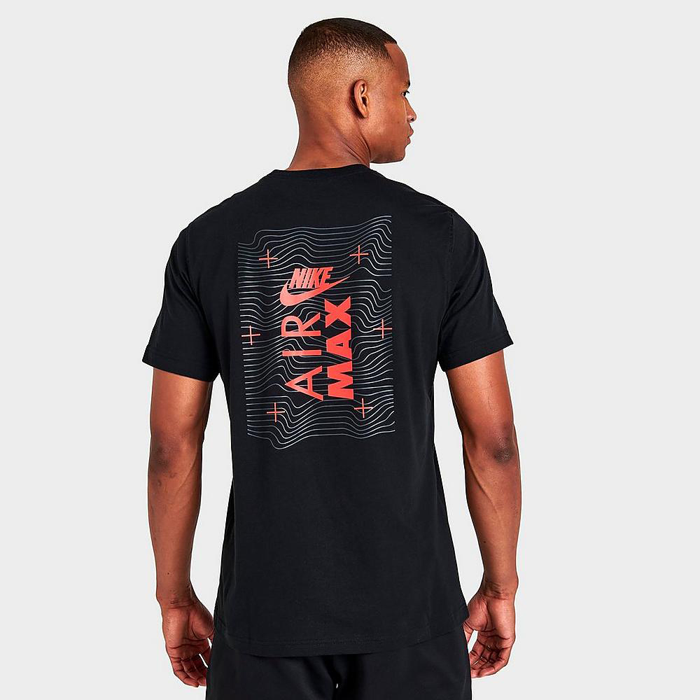 Nike-Air-Max-T-Shirt-Black-Habanero-Red-2